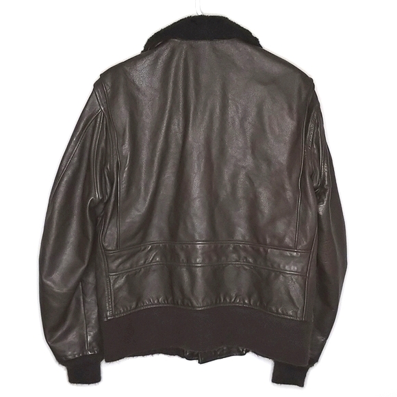 Vintage Startown G-1 Aviator Jacket size 40 brown leather bomber - Picture 2 of 15
